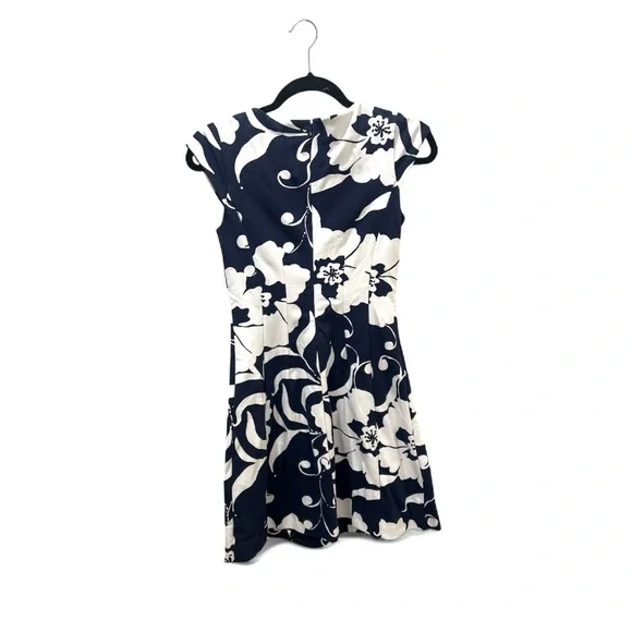 Lilly Pulitzer Briella Printed Fit and Flare A Line Floral Palm Beach Dress - Picture 7 of 7